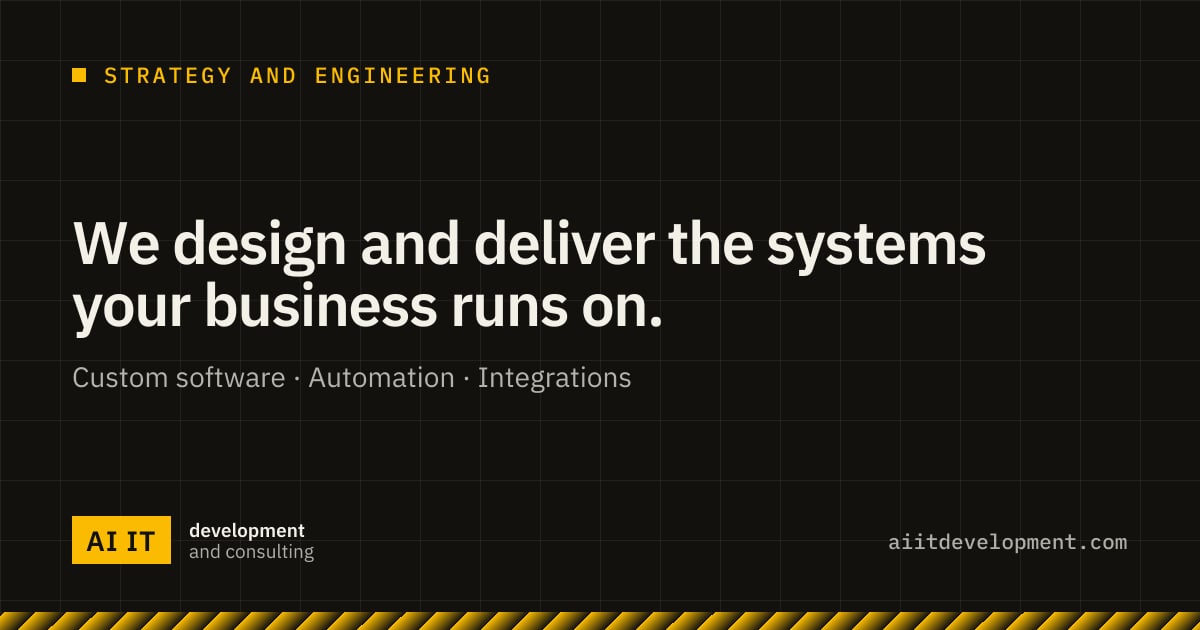 AIIT Development – Custom Software & Digital Transformation
